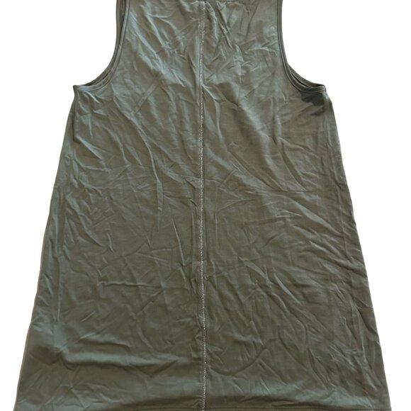 WHITE HOUSE BLACK MARKET WHBM Olive Green Casual Tank Top Size XXS - Picture 3 of 5